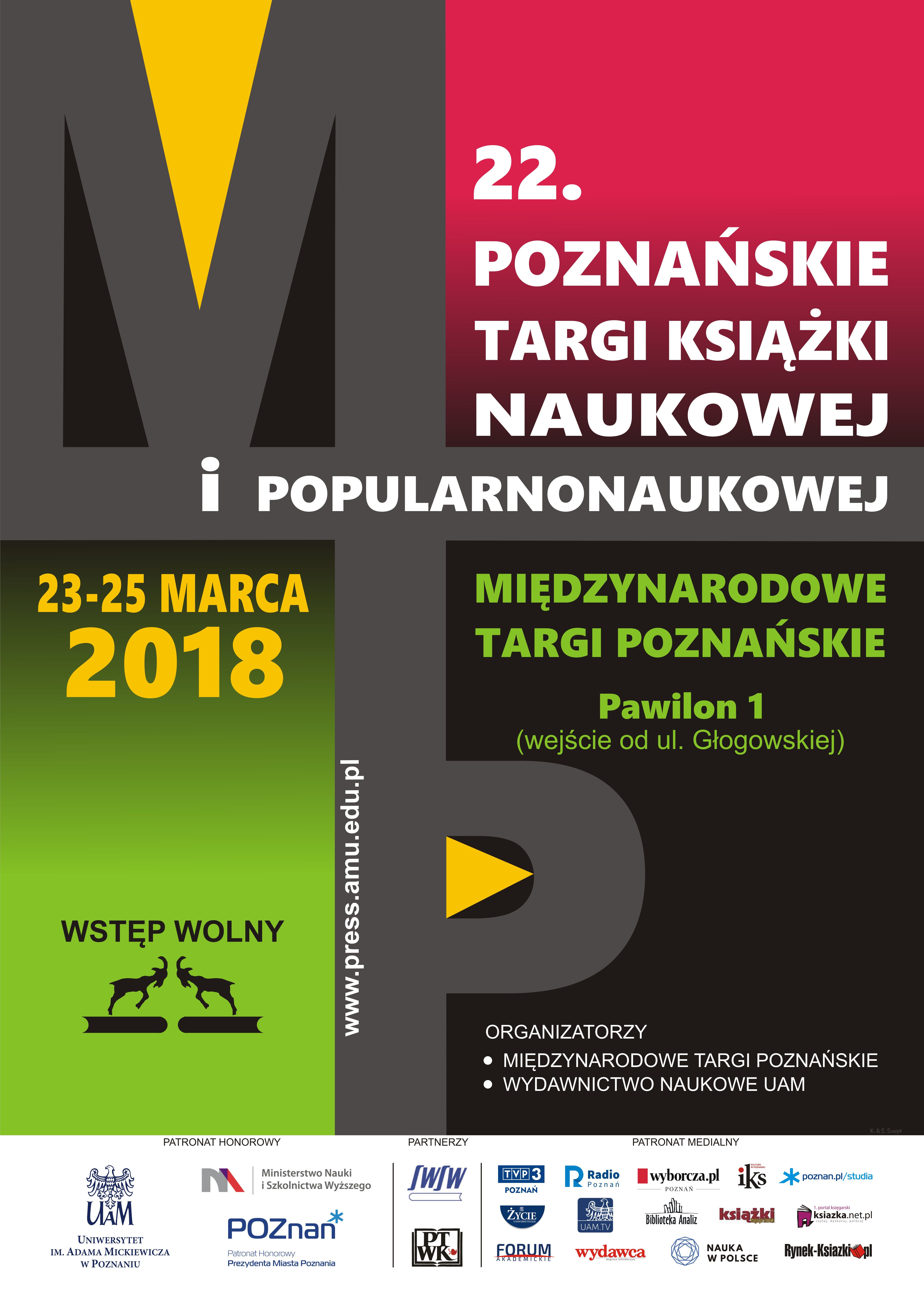 22. Poznańskie Targi Książki Naukowej i Popularnonaukowej